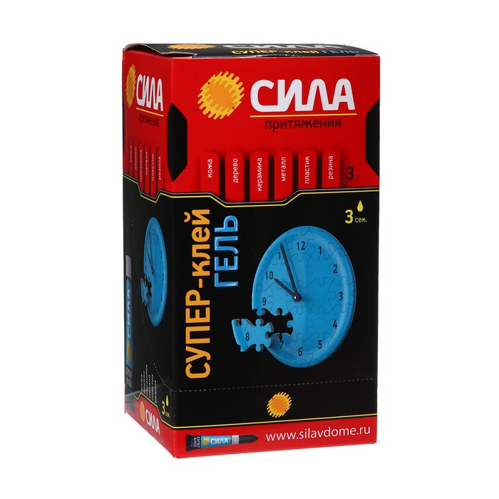 СИЛА Супер-клей Гель 3 гр. лента …